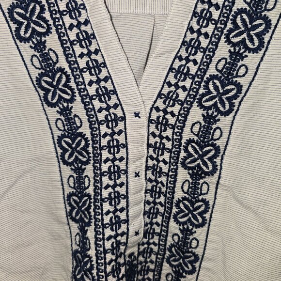 H&M Striped Tunic Blouse / Dress Size 4 - Picture 2 of 9